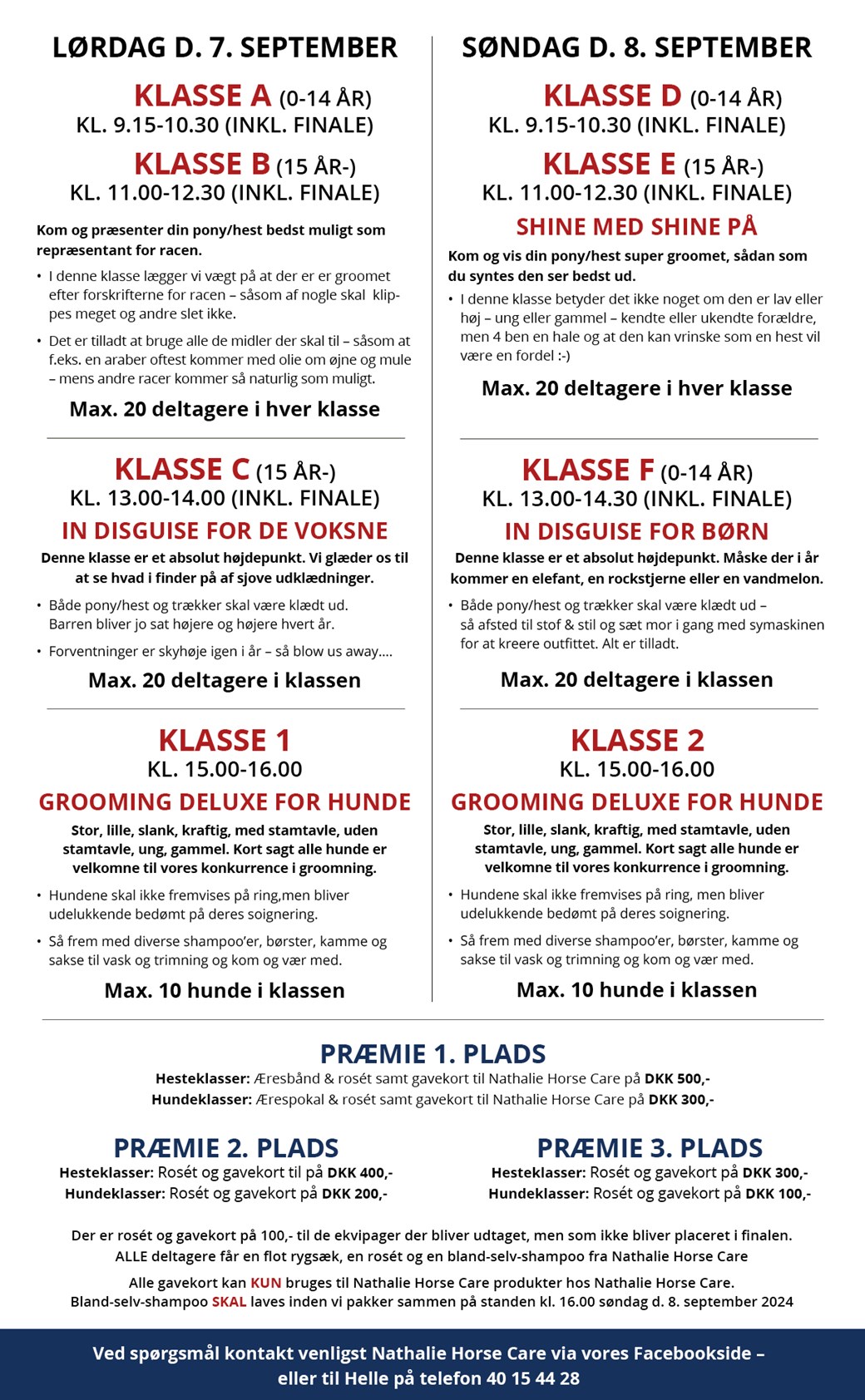 Groomingmesterskab 2024 Bagside